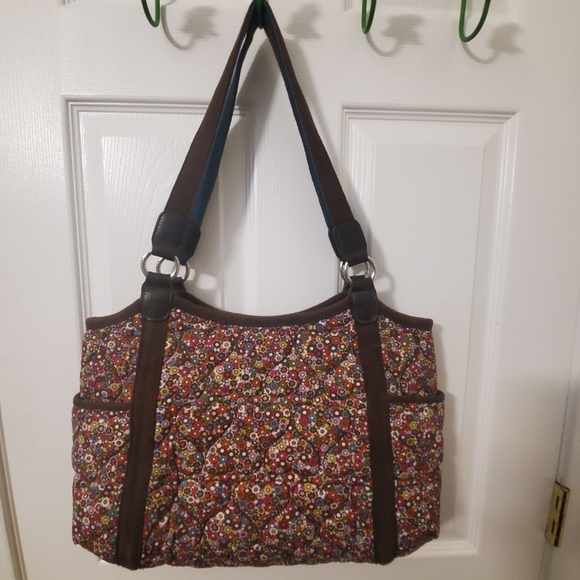 Quilted Floral Print Brighton Bag - Picture 2 of 6